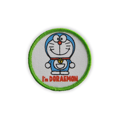 Nakış Demir On 3D Puf Yamaları Doraemon Pokemon Anime Logosu