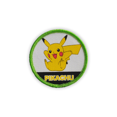 Nakış Demir On 3D Puf Yamaları Doraemon Pokemon Anime Logosu