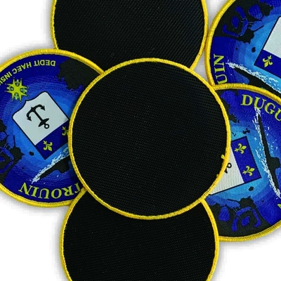 Donanma Askeri İçin Merrowed Armband Velcro Dokuma Yama Etiketi